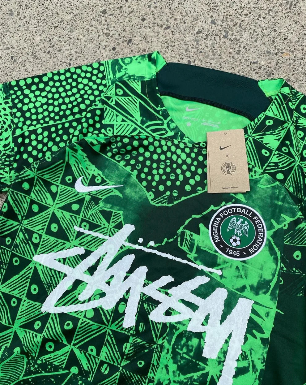 STÜSSY X “NIGERIA” JERSEY - GREEN