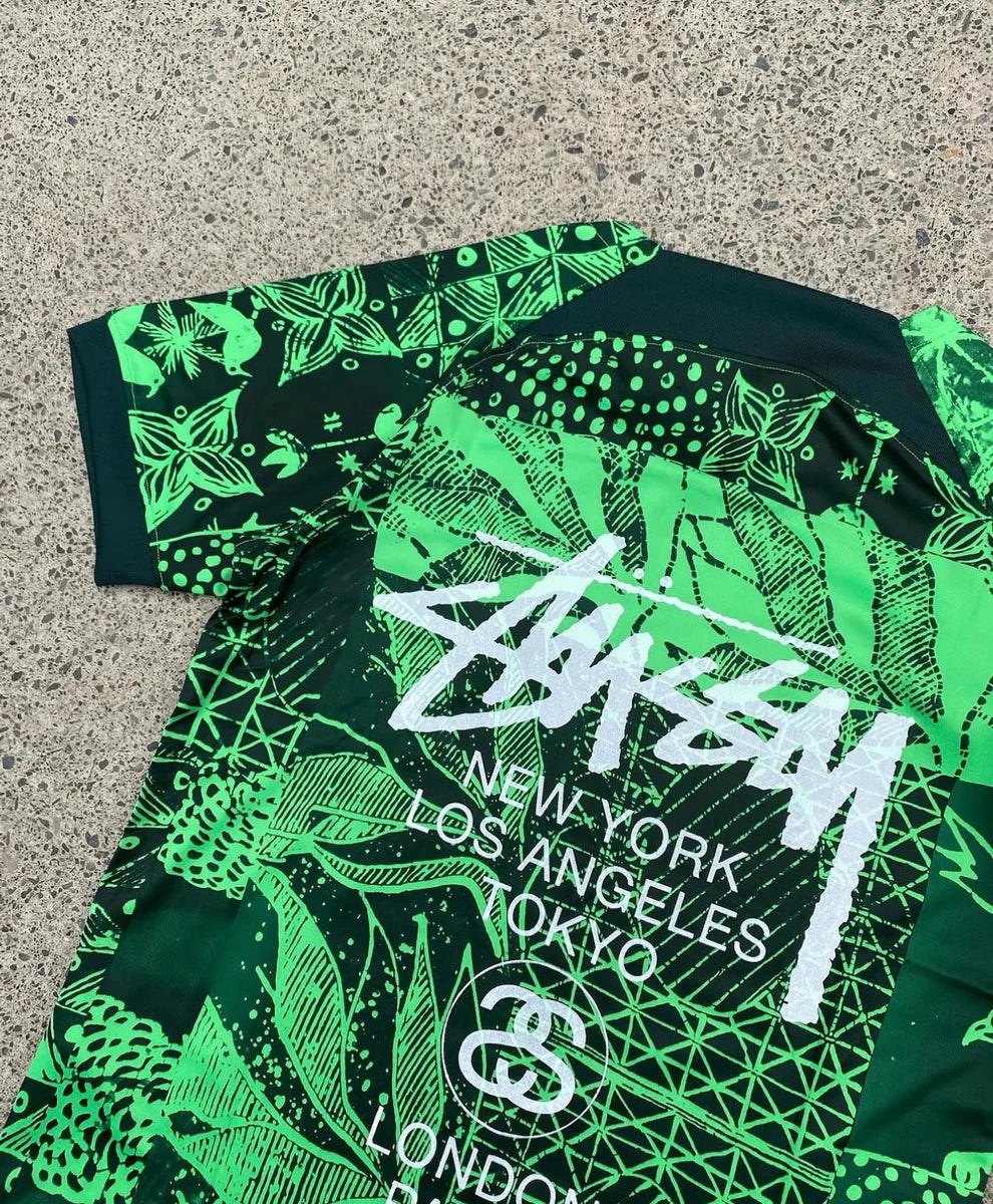 STÜSSY X “NIGERIA” JERSEY - GREEN
