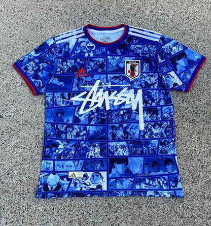 STÜSSY X “JAPAN” JERSEY - BLUE (Anime Edition)