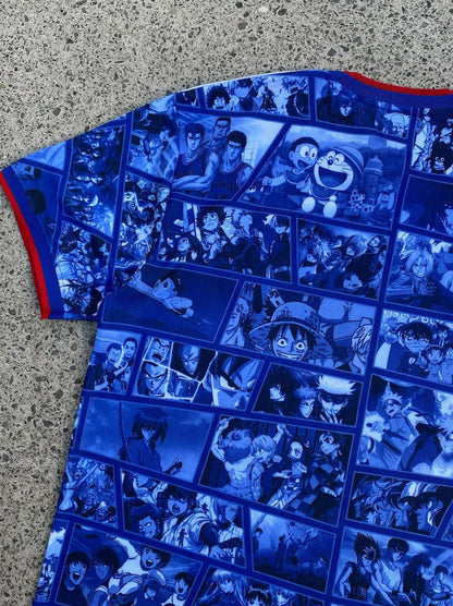 STÜSSY X “JAPAN” JERSEY - BLUE (Anime Edition)