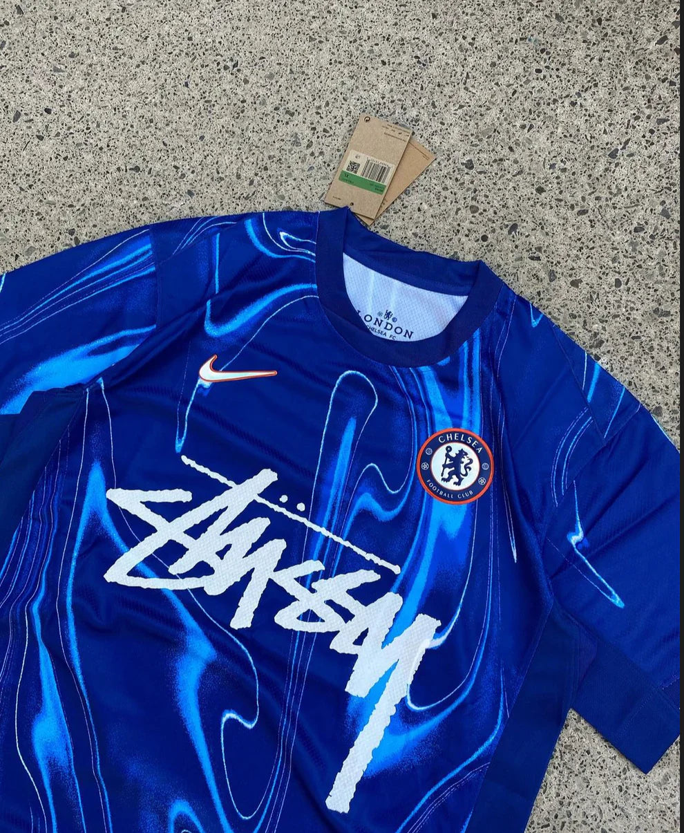 STÜSSY X “CHELSEA” JERSEY - BLUE (2024/25 Edition)