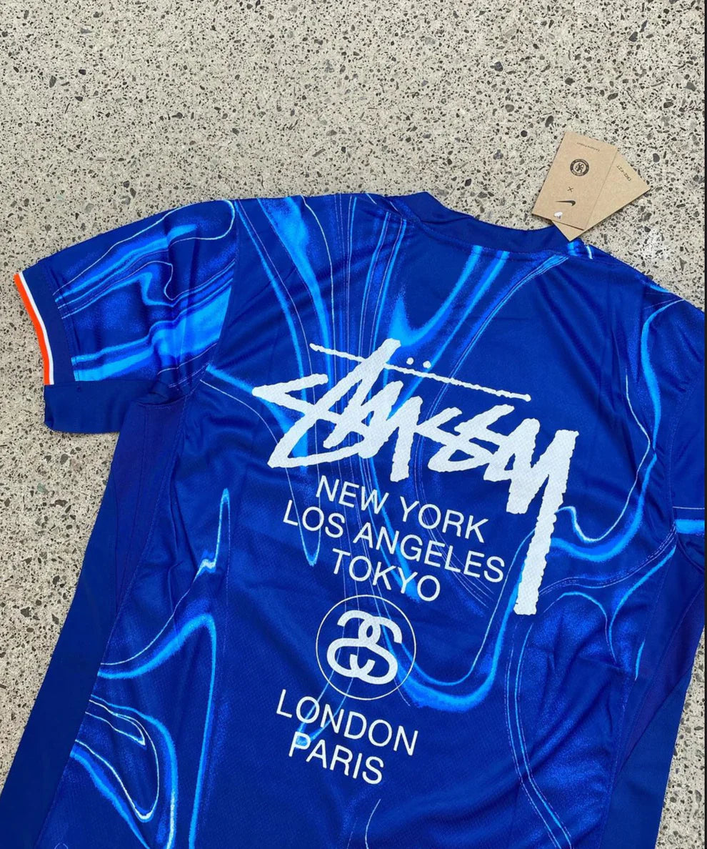 STÜSSY X “CHELSEA” JERSEY - BLUE (2024/25 Edition)