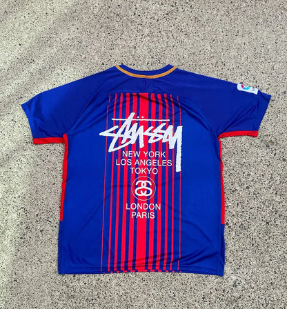 STÜSSY X “BARÇA” JERSEY - BLUE