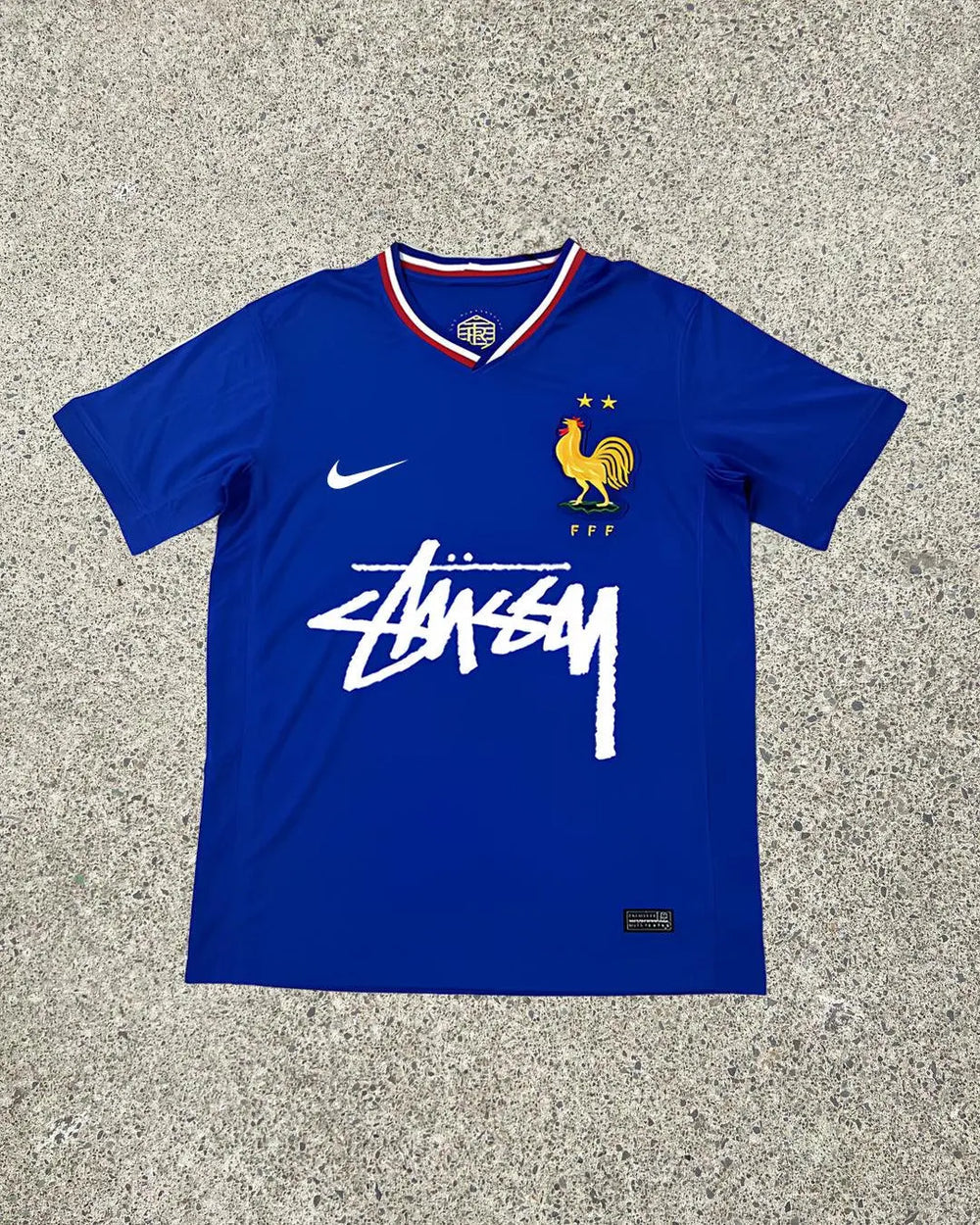 STÜSSY X “FRANCE” JERSEY - BLUE