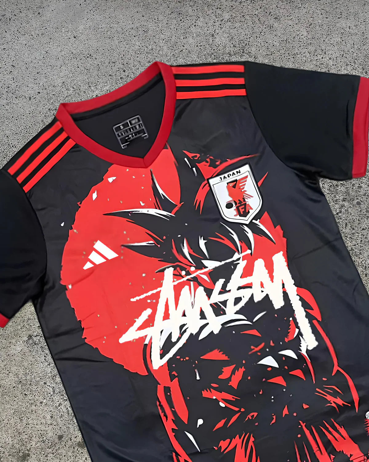 STÜSSY X “JAPAN” JERSEY - BLACK (Goku Edition)