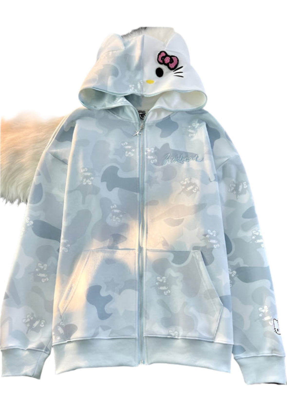 Orlyne™ "Camo Kitty" Hoodie