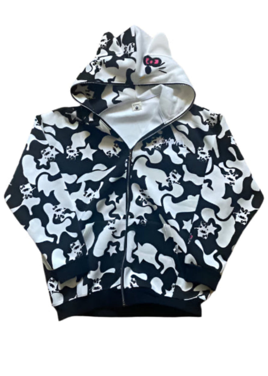 Orlyne™ "Camo Kitty" Hoodie
