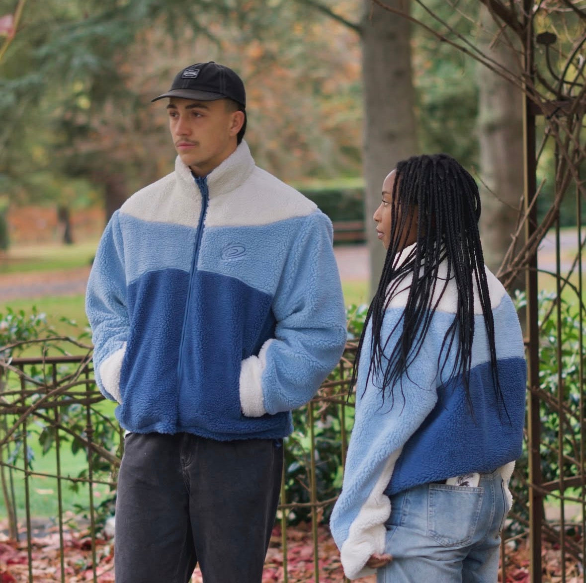 REVERSIBLE FLEECE - ICE