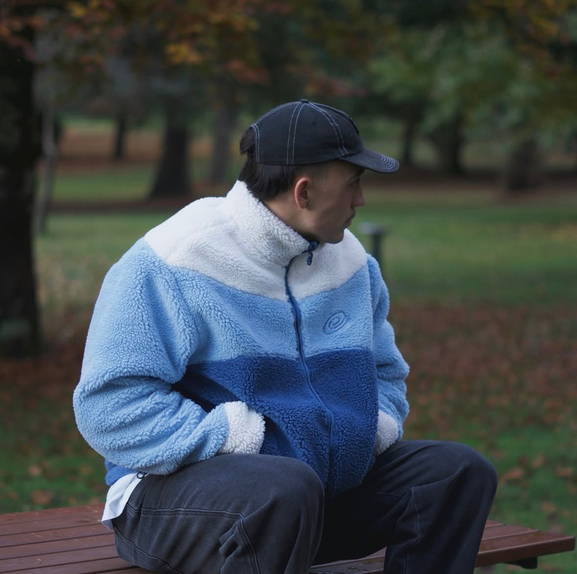 REVERSIBLE FLEECE - ICE