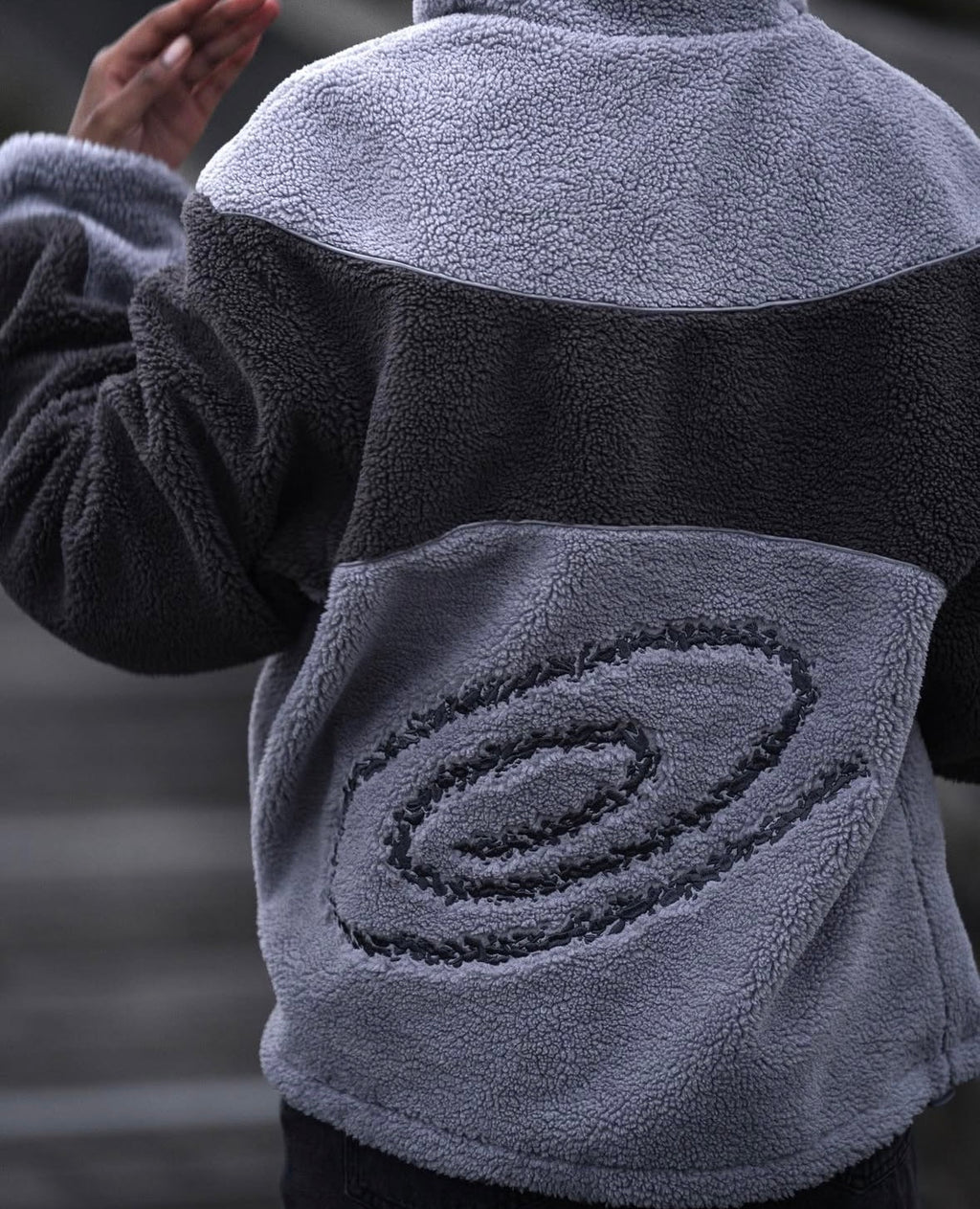 REVERSIBLE FLEECE - SPACE GREY