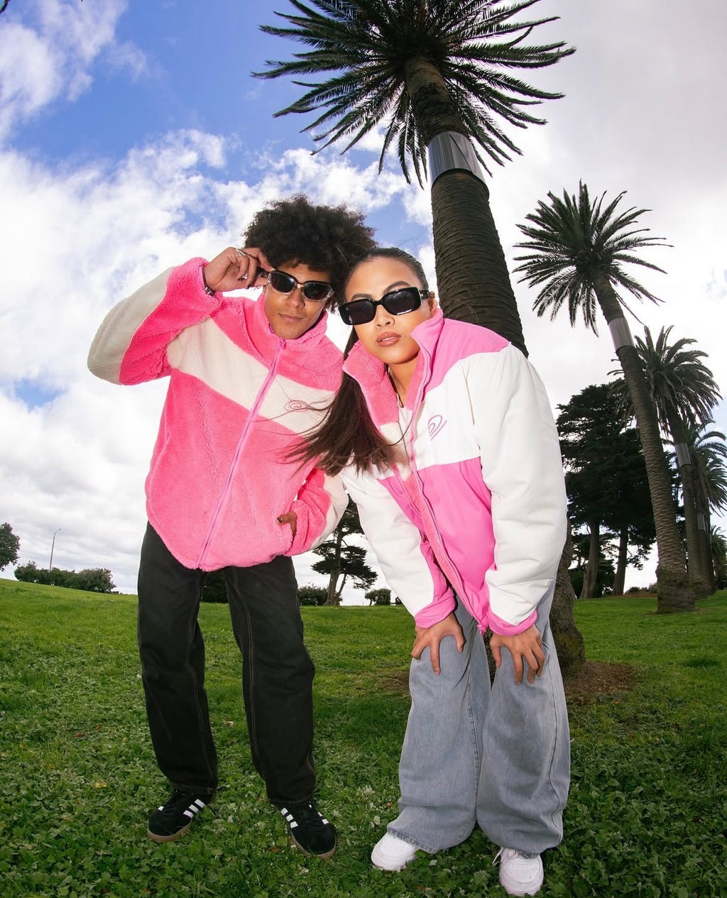 REVERSIBLE FLEECE - PINK