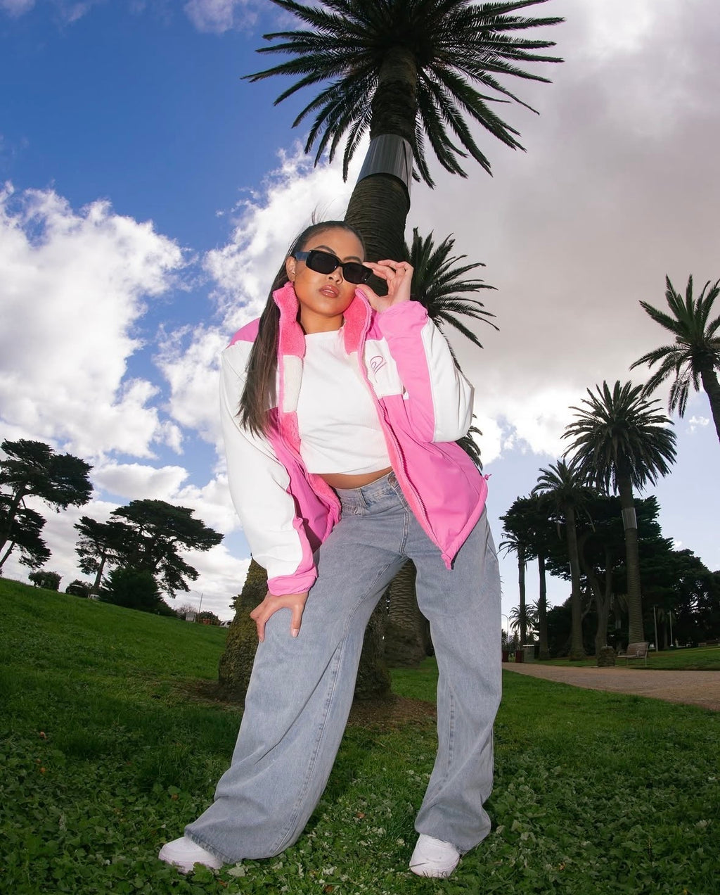 REVERSIBLE FLEECE - PINK