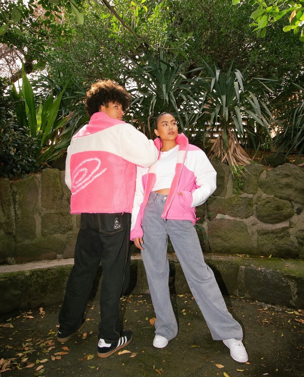 REVERSIBLE FLEECE - PINK