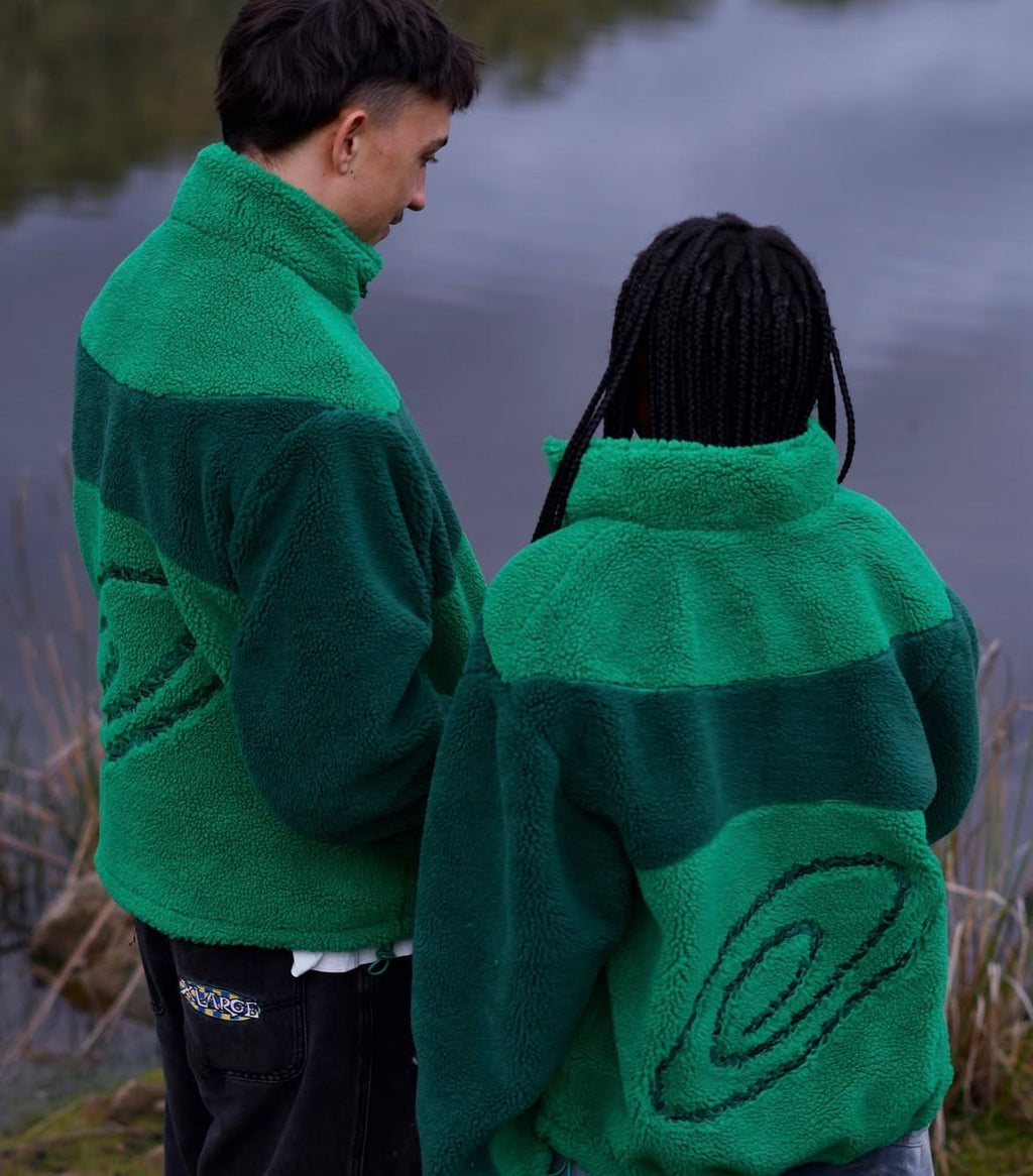 REVERSIBLE FLEECE - RAINFOREST