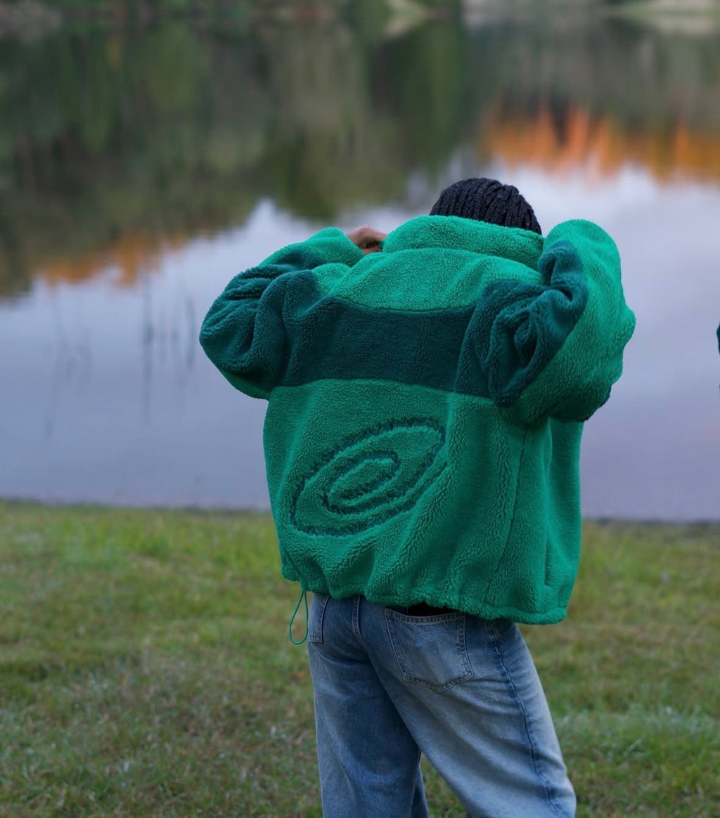 REVERSIBLE FLEECE - RAINFOREST