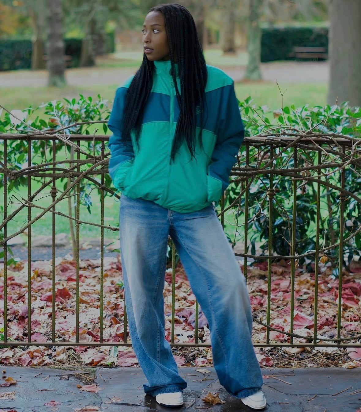 REVERSIBLE FLEECE - RAINFOREST