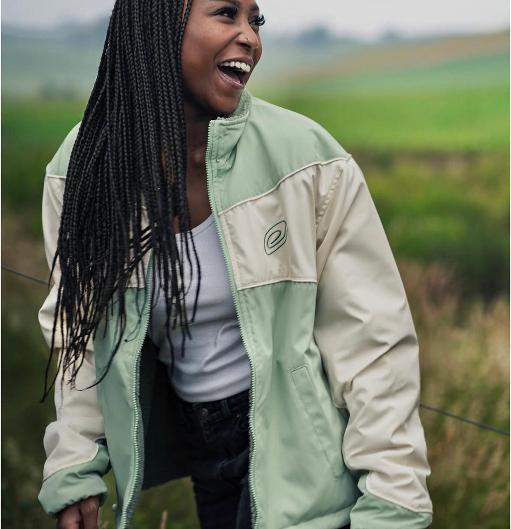 REVERSIBLE FLEECE - MATCHA