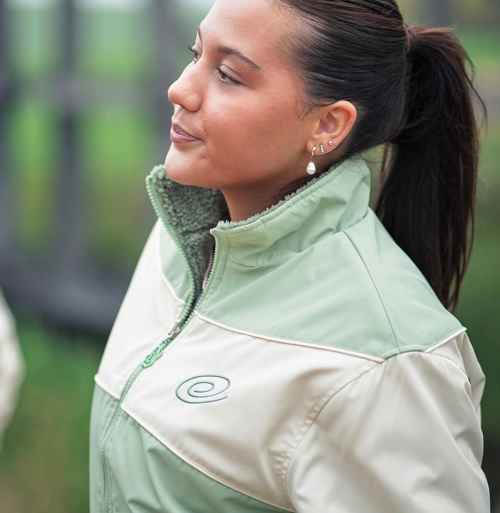 REVERSIBLE FLEECE - MATCHA